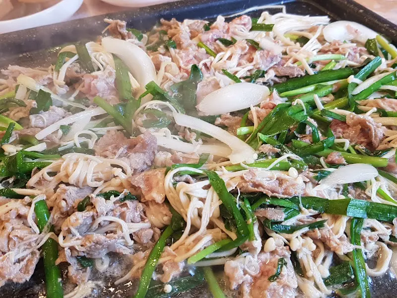 오리 불고기 근접샷