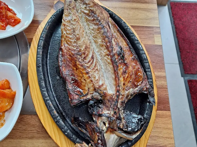고등어구이 근접샷