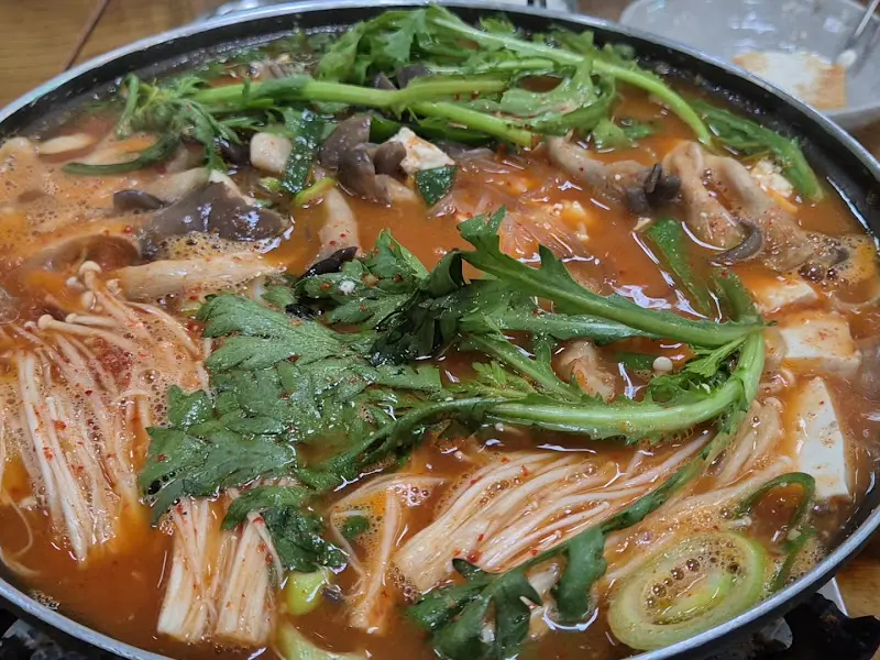 두부전골의 푸짐한 비주얼