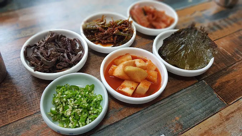 밑반찬 클로즈업