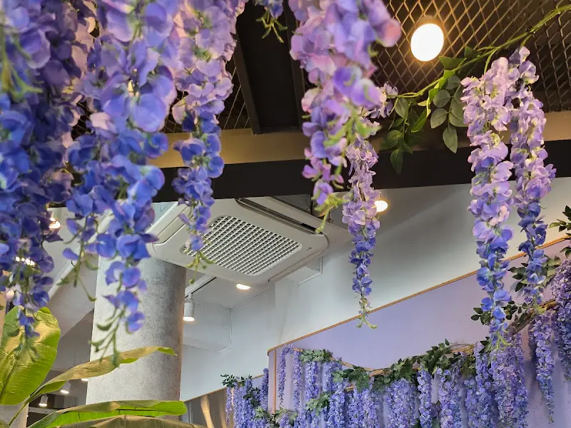 등나무 꽃 장식