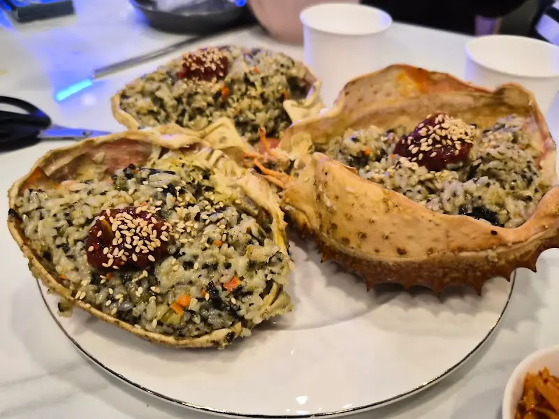 게딱지 볶음밥 클로즈업