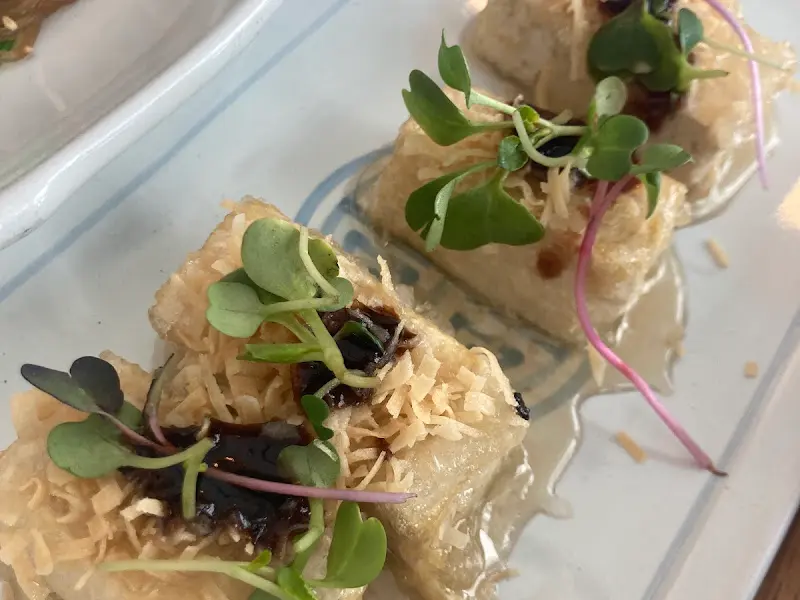 두부 요리 클로즈업