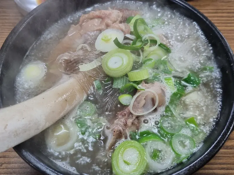 갈비탕 속 당면