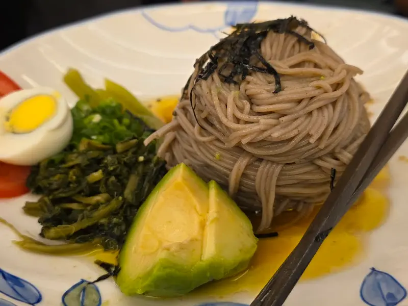 들기름 막국수의 아름다운 자태