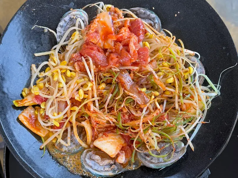 흑돼지 두루치기 전체샷