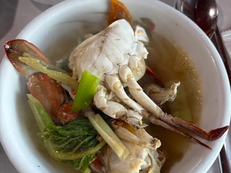 신선한 꽃게가 듬뿍 들어간 게국지