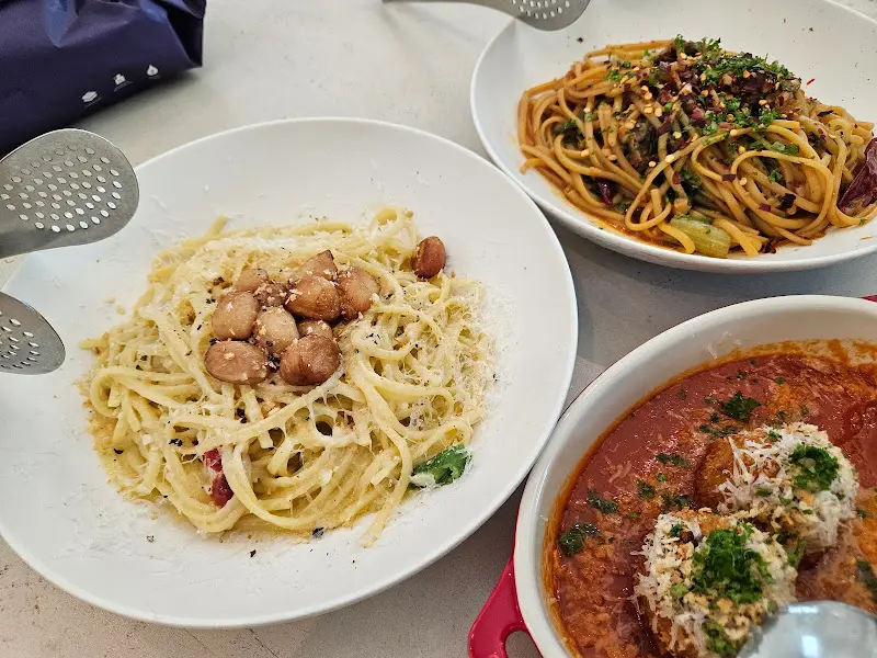 다양한 파스타 메뉴