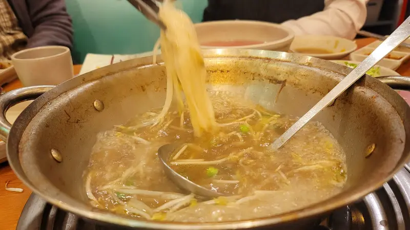 샤브샤브 면 요리