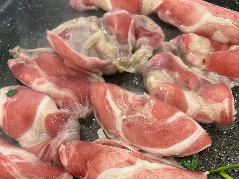 익어가는 오리 차돌