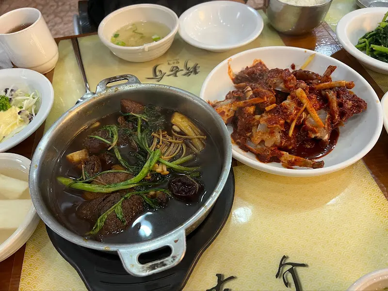 갈비찜과 게장 정식