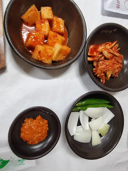 본래순대 고성군청점 반찬