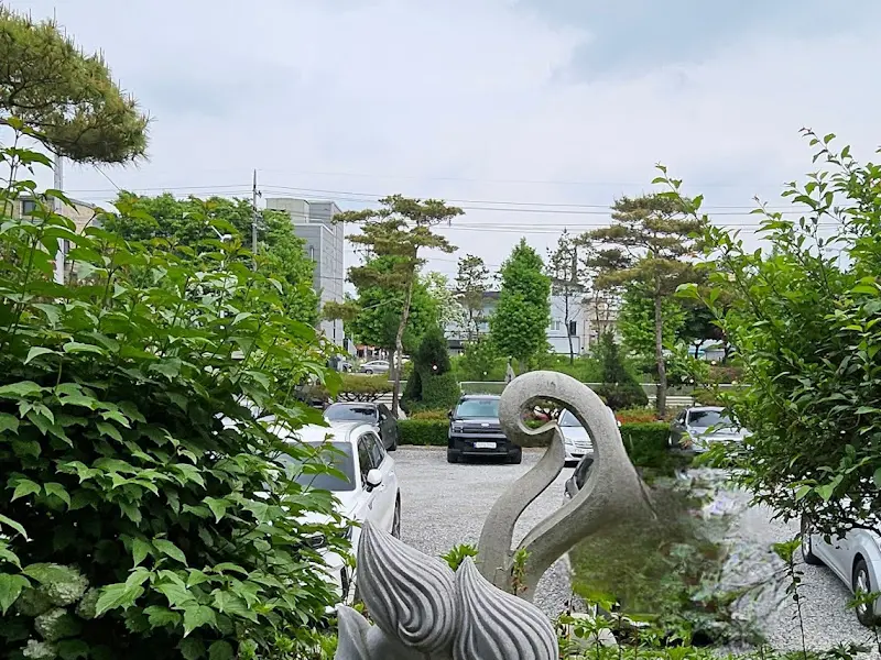 카페 외부 조경