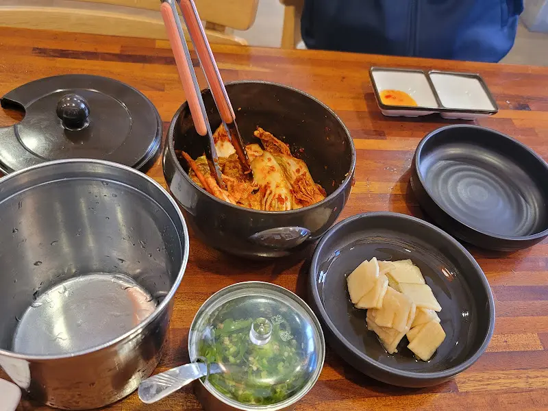 기본 반찬 세팅 모습