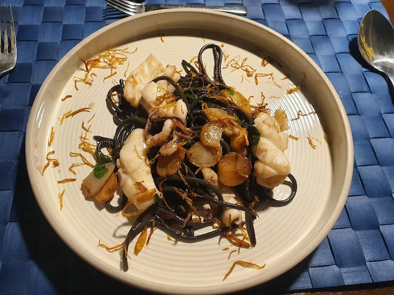 더본테이블의 갑오징어 파스타