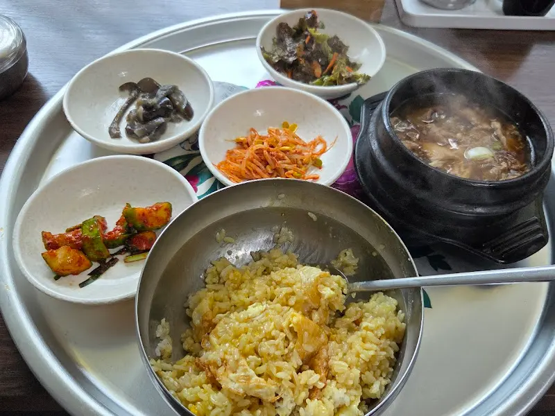 계란밥과 김치찌개