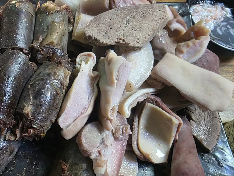 모듬순대 근접 사진