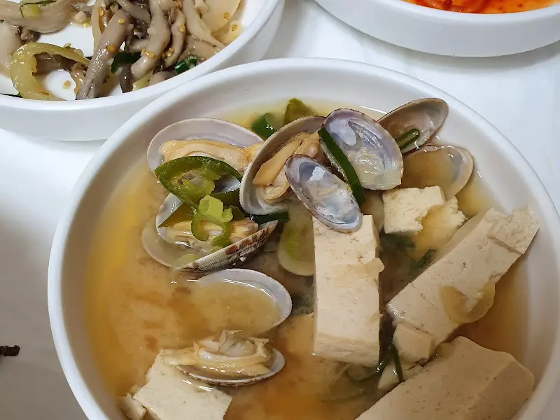 바지락 된장찌개