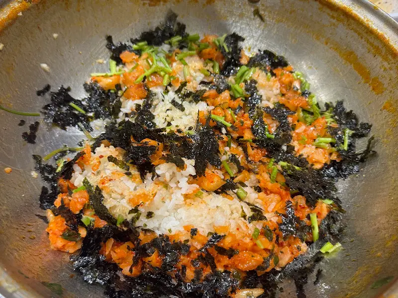 들기름 깍두기 볶음밥