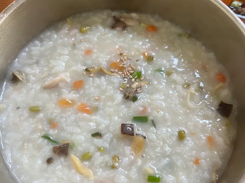 바지락죽의 모습