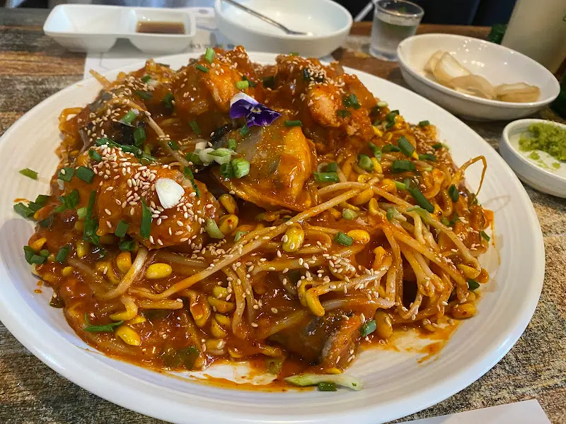 아구찜 한 상 차림