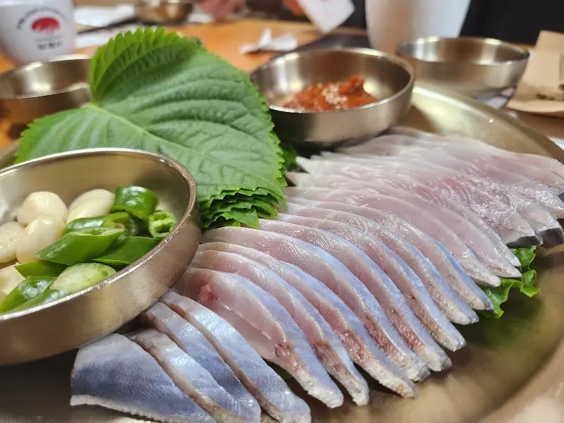 홍어삼합