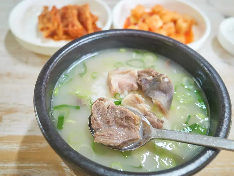 소머리곰탕 한상차림