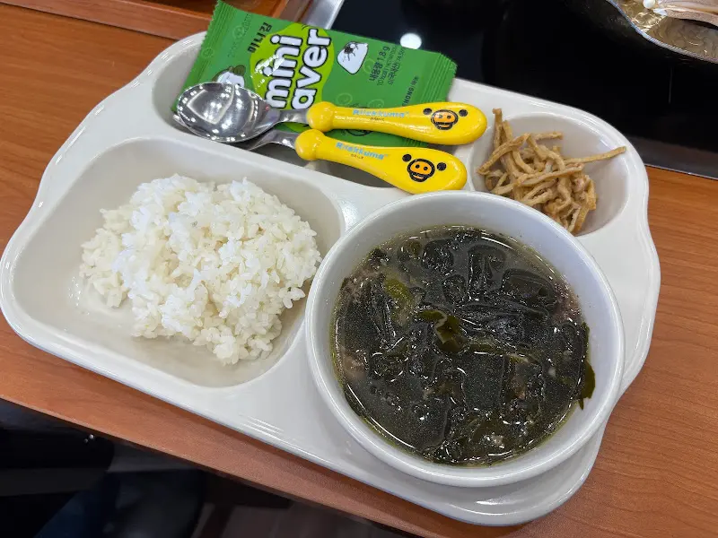 아기 밥 한 상 차림