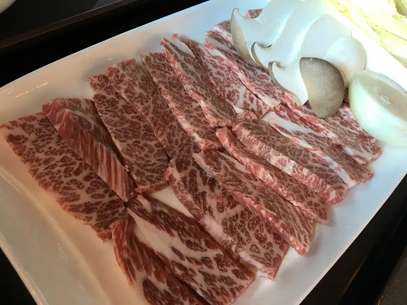 숯불 위 갈비살