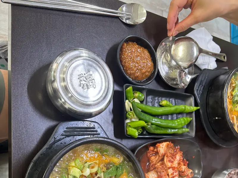 설렁탕과 반찬