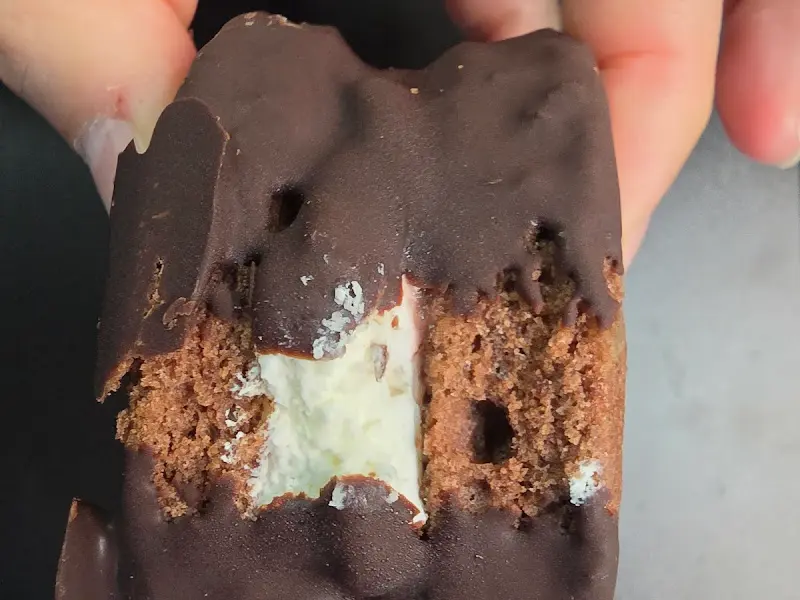 초코파이 단면 물기