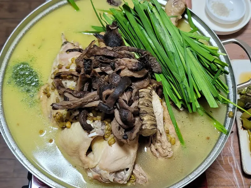 능이버섯 오리백숙