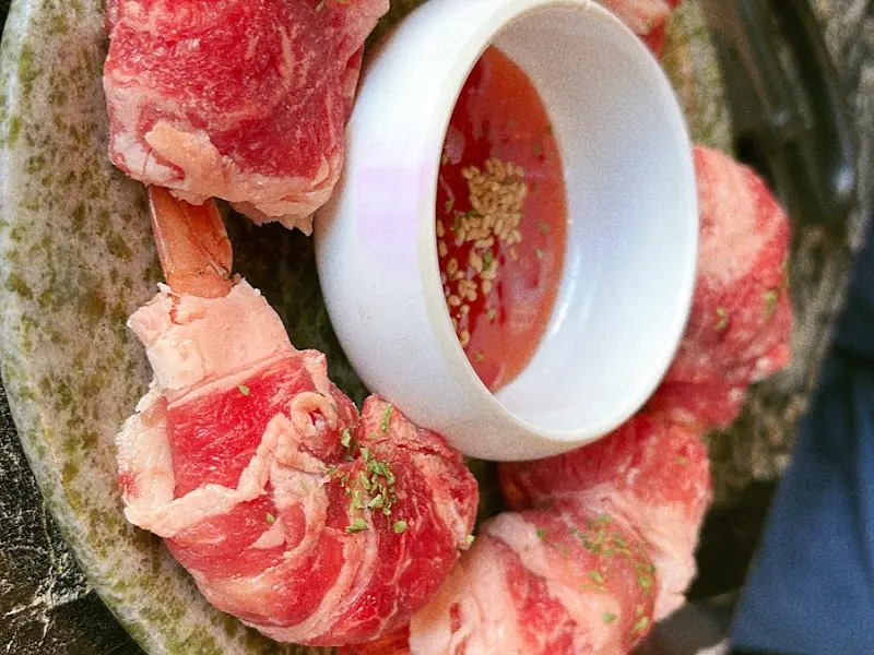 새우와 소고기의 환상적인 조합