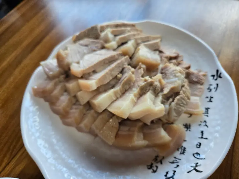 잘 삶아진 보쌈