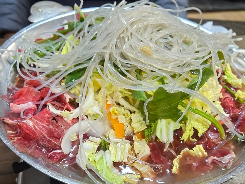 불고기 백반 클로즈업