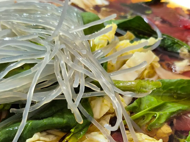 불고기와 당면 클로즈업