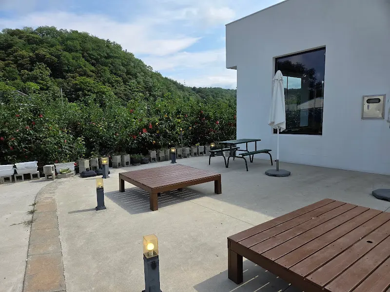 카페 외부 테라스