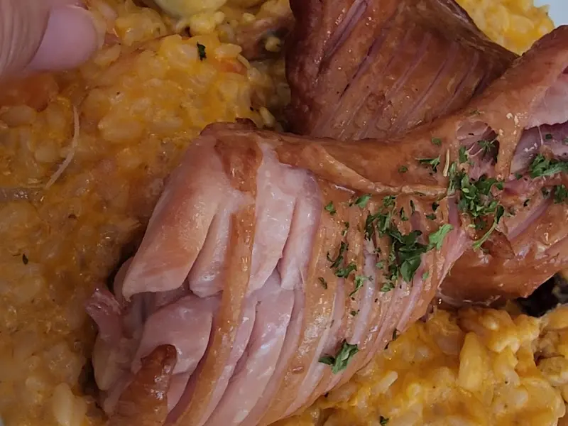 오이스터 치킨 쉬림프 리조또