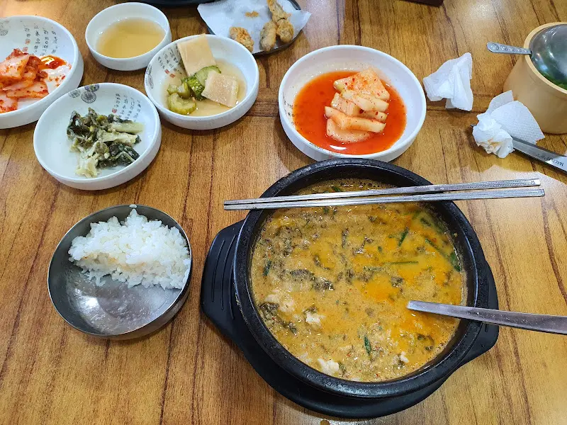 상차림 전체 모습