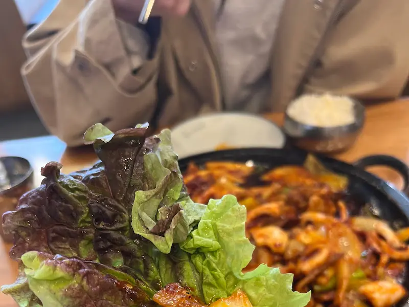 오징어 제육 쌈 사진