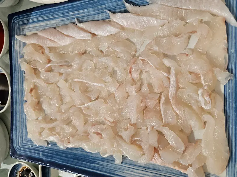 광어회 한 상 차림