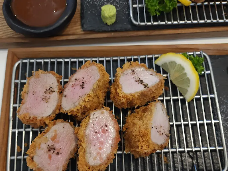 등심 돈카츠 단면