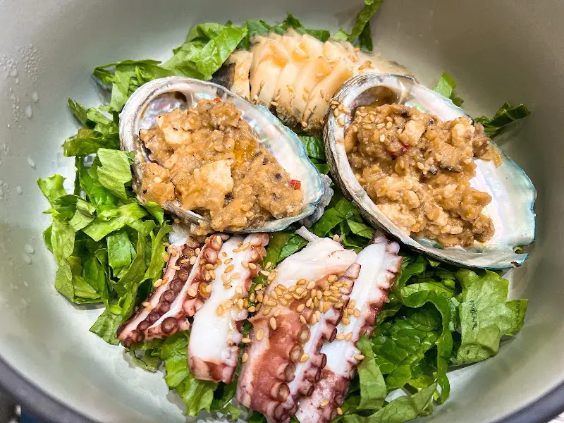 신선한 해산물 모듬