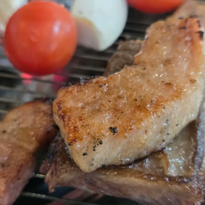 잘 구워진 생이동갈비