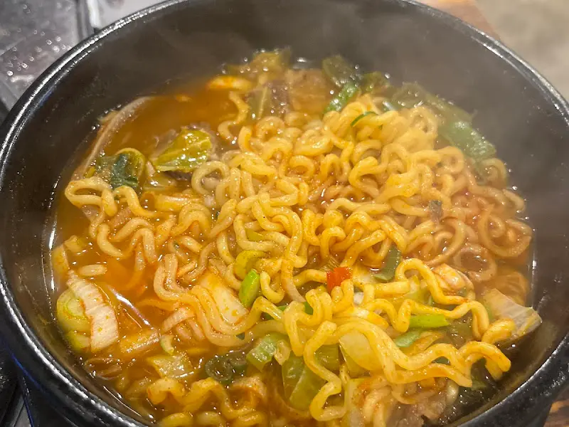 매콤한 해장라면