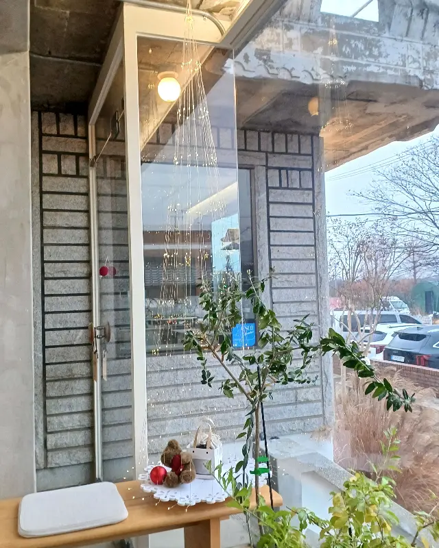 카페 내부 테이블