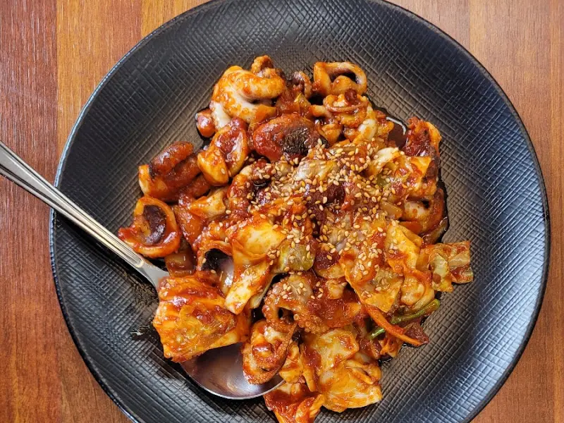 윤기가 흐르는 쭈꾸미