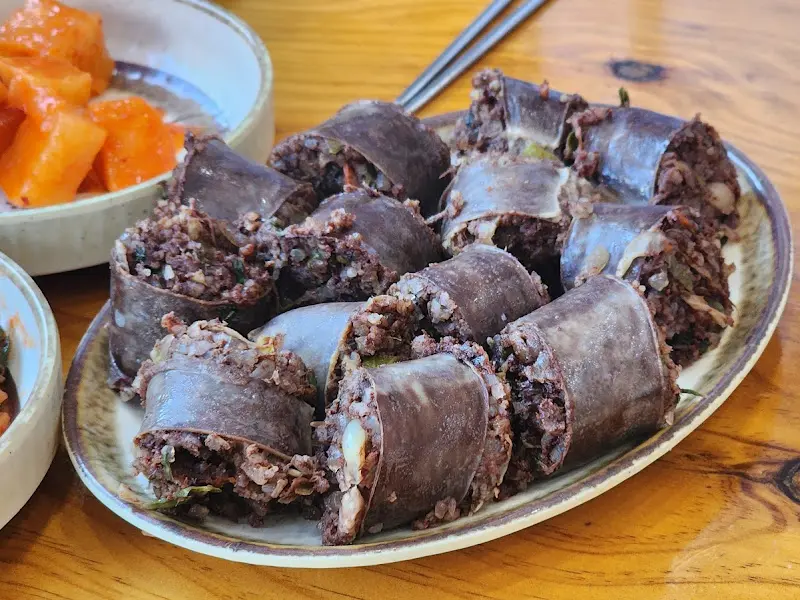 순대 반 접시 확대