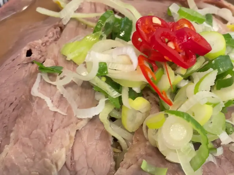 곱창 쌀국수 디테일