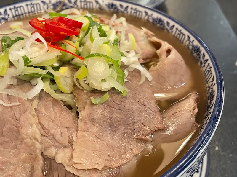 곱창 쌀국수 근접샷